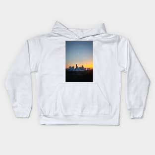 Downtown Austin Sunrise 7 Kids Hoodie